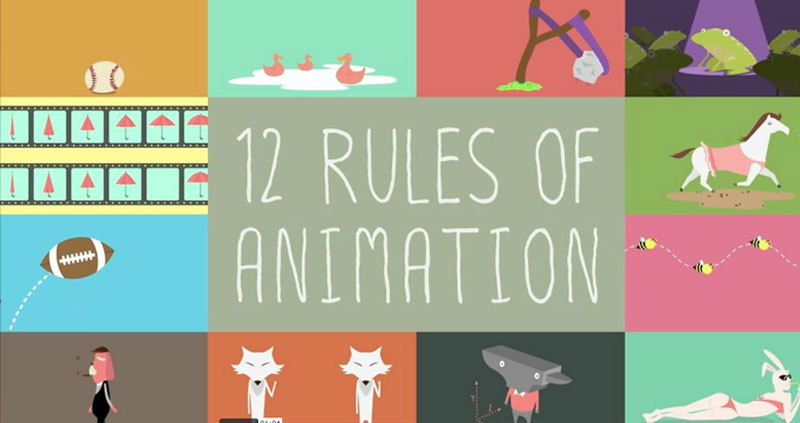12 regras para uma boa animação